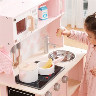 Kitchenette - modern - electric cooking - pink
